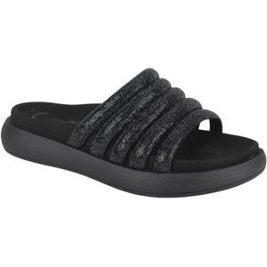 Gabor - Slippers - Zwart - Plateauhak - Open Neus - Best Fitting