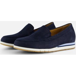 Gabor - Blauw - Ballerina's - Lak - Platte Schoenen - Instappers