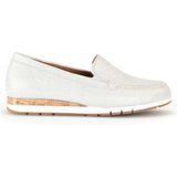 Gabor Instappers Wit Nubuck - Dames
