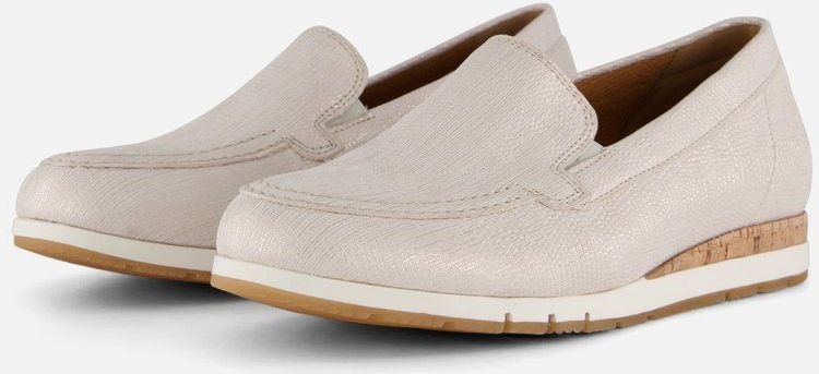 Gabor Instappers Wit Nubuck - Dames