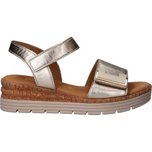 Gabor - Florenz - Sandalen - Goud - Leer - Klittenbandsluiting