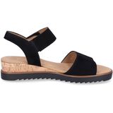 Gabor - Sandalen - Zwart - Suède