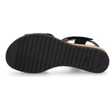 Gabor - Sandalen - Zwart - Suède