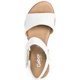 Gabor - Genua - Sandalen - Wit - Sandaal met Klittenbandsluiting