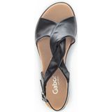 GABOR - Sandalen - Zwart - Met Riem - Sleehak