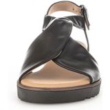 GABOR - Sandalen - Zwart - Met Riem - Sleehak