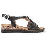 GABOR - Sandalen - Zwart - Met Riem - Sleehak