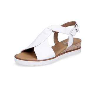 Gabor 751.1 Sandalen - Dames - Wit - Leer - Gespsluiting