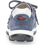 Gabor - Rollingsoft Sneakers - Blauw - Velours - Ademend - Verwijderbare Binnenzool - Ritssluiting - Vetersluiting