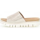 GABOR - Muiltjes - Beige - Leer - Middelhoge Hak