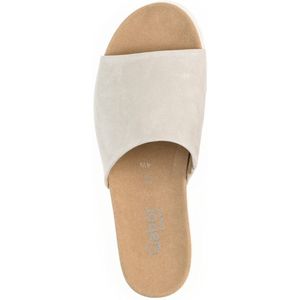 GABOR - Muiltjes - Beige - Leer - Middelhoge Hak