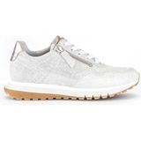 Gabor - Sneakers - Wit - Nubuck - Dames - Comfortabel en Uitneembaar Voetbed