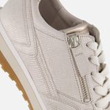 Gabor - Sneakers - Wit - Nubuck - Dames - Comfortabel en Uitneembaar Voetbed