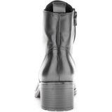 Gabor - Veterlaarsjes - Zwart - Leer - G-wijdte - Hak 40 mm