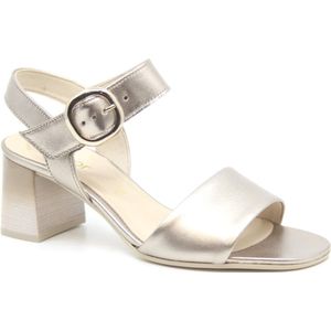 Gabor - Sandalen - Geel - Leer - Enkelbandje - 50mm Hak