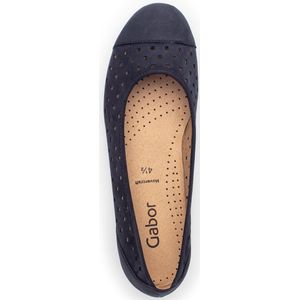 Gabor - Ballerina's - Blauw - Nubuck Leer