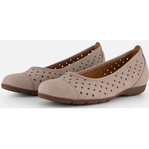 Gabor - Ballerina's - Geel - Leer - Gouden Leren Metallic