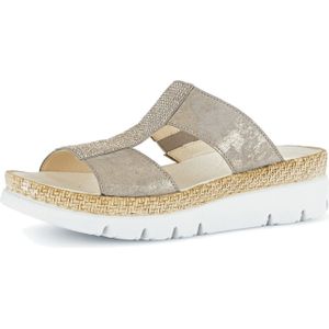 Gabor Dames Slipper | Beige | Maat: 42