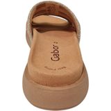 Gabor - Slippers - Goudkleur-rozegoudkleur - Plateauhak - Open Neus