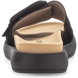 Gabor - Slippers - Zwart - Plateauhak - Klittenbandsluiting