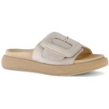 Gabor - Slippers - Lichtbeige - Plateauhak - Klittenbandsluiting