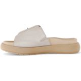 Gabor - Slippers - Lichtbeige - Plateauhak - Klittenbandsluiting