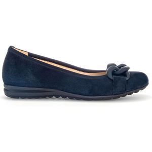 Gabor - Ballerina's - Blauw - Suède - Air Cube Zool