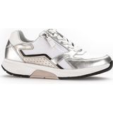 Gabor - Rollingsoft Sneakers - Kleur Weiss/Silb/Puder