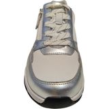 Gabor - Rollingsoft Sneakers - Kleur Weiss/Silb/Puder