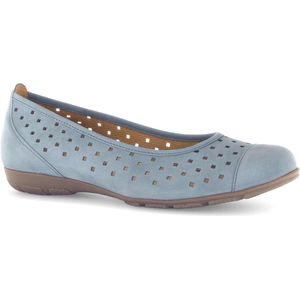 Gabor - Ballerina's - Slipper - Jeansblauw - Hovercraft Luchtkamerloopzool
