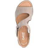 Gabor - Schoenen - Sandalen - Beige - Nubuck Leder