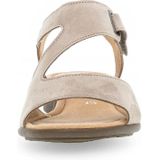 Gabor - Schoenen - Sandalen - Beige - Nubuck Leder