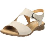 Gabor - Schoenen - Sandalen - Beige - Nubuck Leder