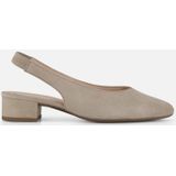 Gabor - Sling Heel Pumps - Beige - Suède