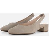 Gabor - Sling Heel Pumps - Beige - Suède