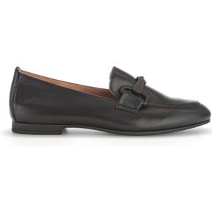 Gabor - Jangle Loafers - Zwart - Leer - Slip-on Ontwerp