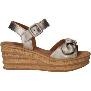 Gabor - Sleehaksandaaltjes - Zomerschoen - Goudkleur - Metallic - Klittenbandsluiting