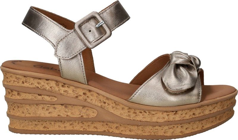 Gabor - Sandalen - Goud - Satijnachtig - Model 64.653