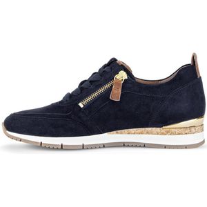 Gabor Bequeme Schnürschuhe für Damen, blau, Gr. 40 ½ EU / 7 UK