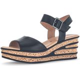 Gabor - 651 - Sandalen - Zwart - Met Sleehak
