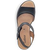 Gabor - 651 - Sandalen - Zwart - Met Sleehak