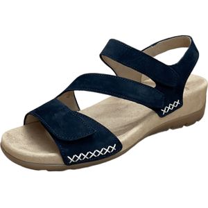 Gabor Sandalen - Nubuck - Rubber Zool - Zwart