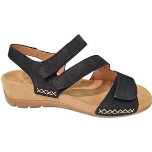 Gabor - Dames Sandalen - Platina - Leer - Klittebanden