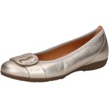Gabor - Ballerina's - Goudkleur - Metallic - Platte Instappers met Hovercraft Zool