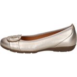Gabor - Ballerina's - Goudkleur - Metallic - Platte Instappers met Hovercraft Zool