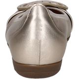 Gabor - Ballerina's - Goudkleur - Metallic - Platte Instappers met Hovercraft Zool