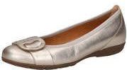 Gabor - Ballerina's - Goudkleur - Metallic - Platte Instappers met Hovercraft Zool