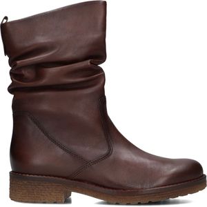 Gabor 013 Enkellaarsjes - Enkelboots met rits - Dames - Cognac - Maat 37