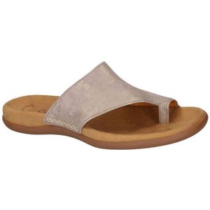 Gabor - Caruso - Teenslippers - Goud - Nubuck