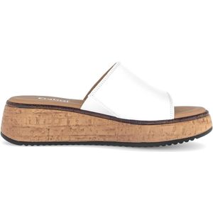 Gabor 62.820.50 - Dames Slipper - Wit - Comfortabele Pasvorm